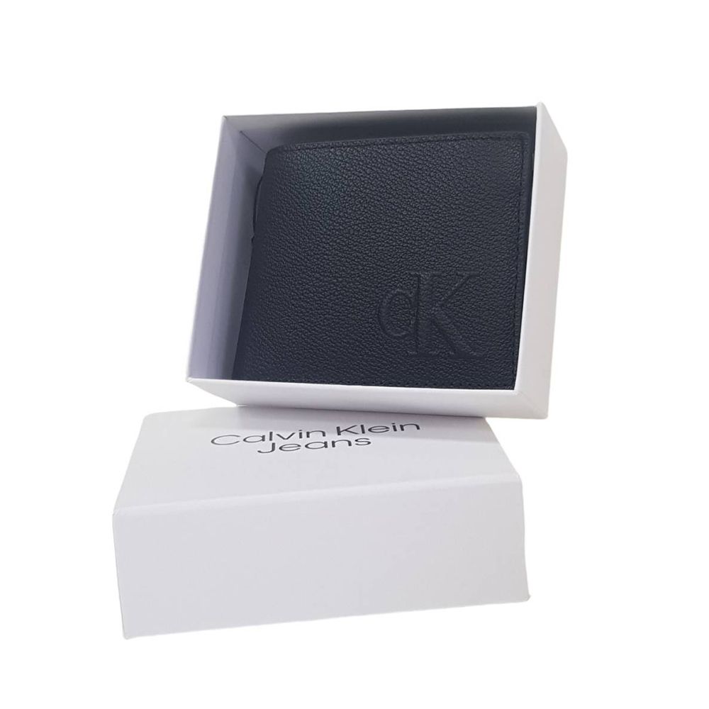 Calvin Klein 皮夾禮盒組 零錢袋款 經典大logo 男短夾 短夾卡夾禮盒(送禮)