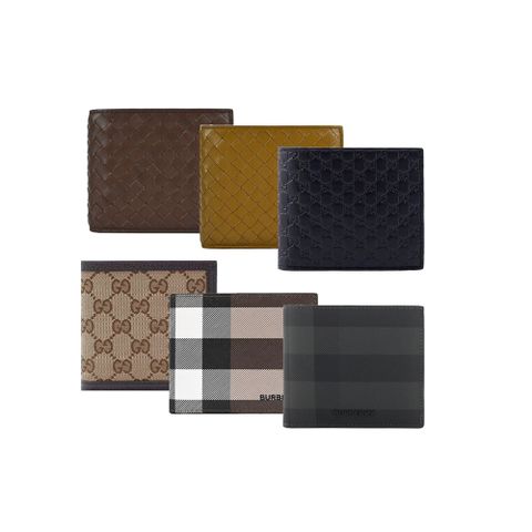BURBERRY X BV X GUCCI 經典短夾(任選)