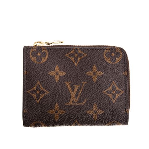 LOUIS VUITTON LV【M83476】經典Monogram帆布Noa正方L型拉鍊錢包