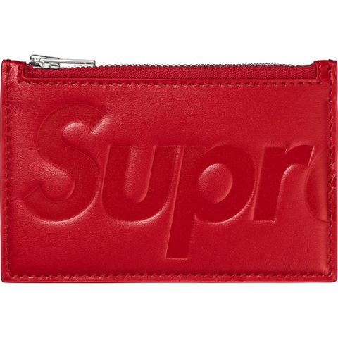 Supreme SS25 Week10 Leather Zip Card Holder 義大利製 皮革拉鍊卡包