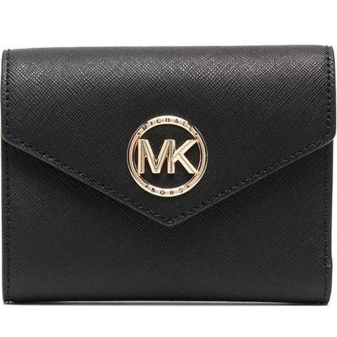 MICHAEL KORS MD ENV TRIFOLD WALLETS 黑色女款配件