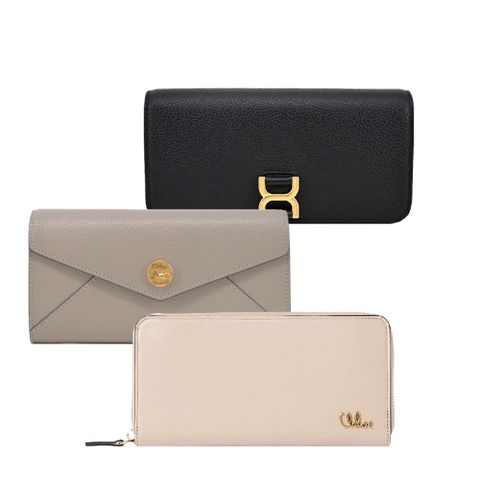 Chloe Iconic 拉鍊長夾/Marcie翻蓋長夾/信封長夾(任選)