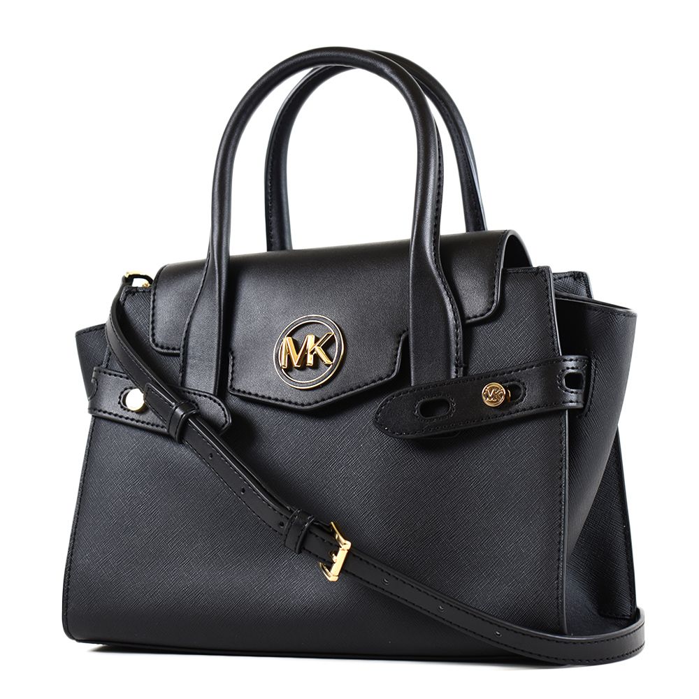 Michael Kors  CARMEN 防刮手提/斜背二用包-黑/中