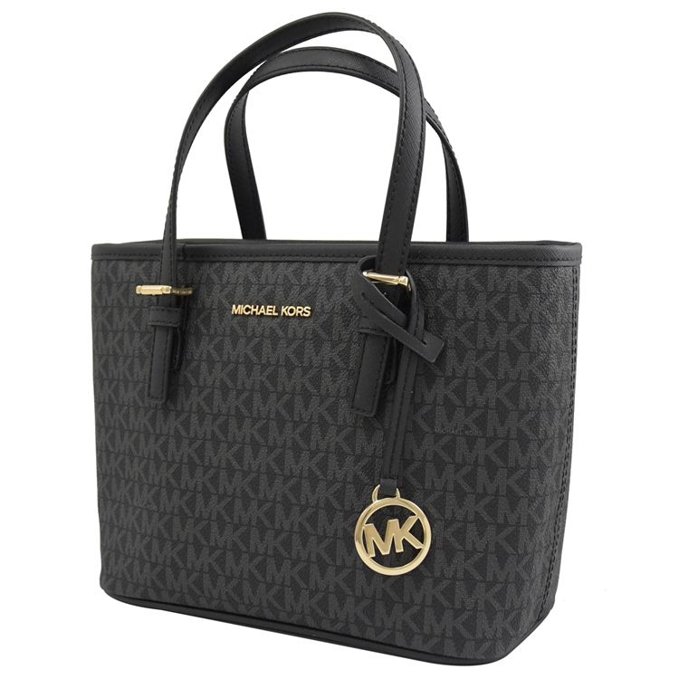 Michael kors jet deals set travel purse black