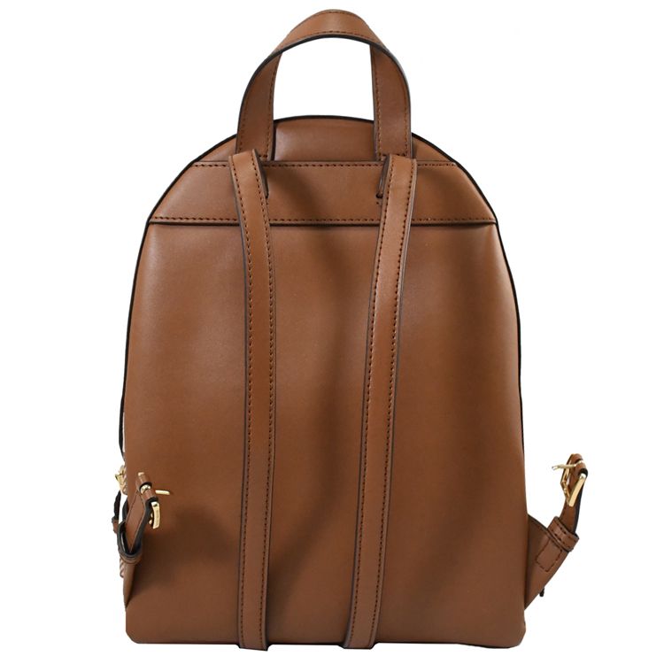 Michael Kors  JAYCEE 經典MK緹花雙層後背包.米/咖 中