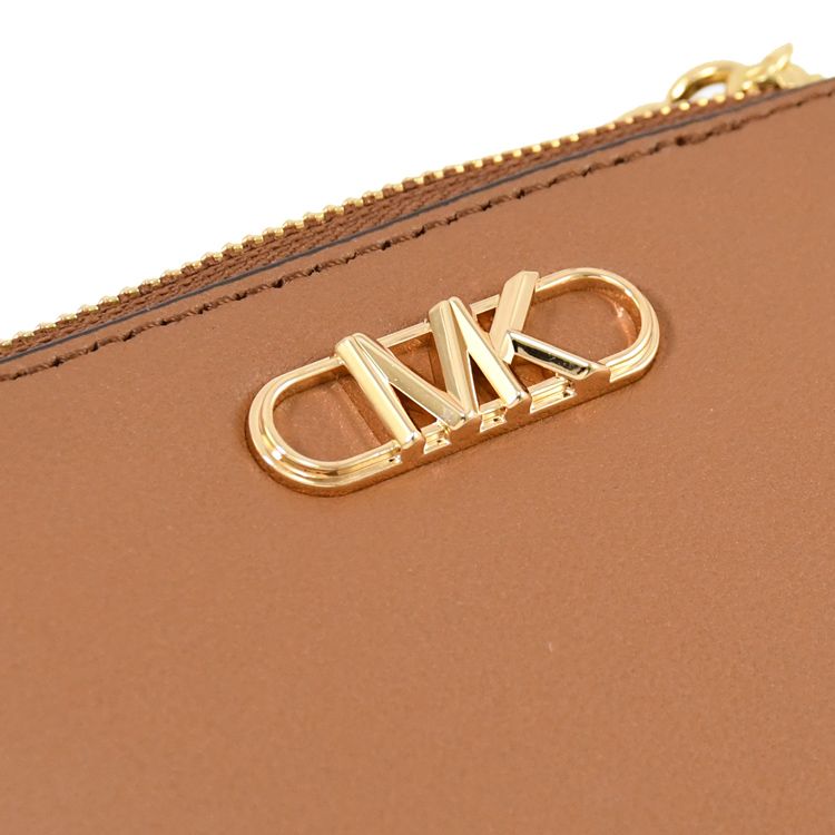 Michael Kors  PARKER 鑰匙圈卡片零錢包.咖