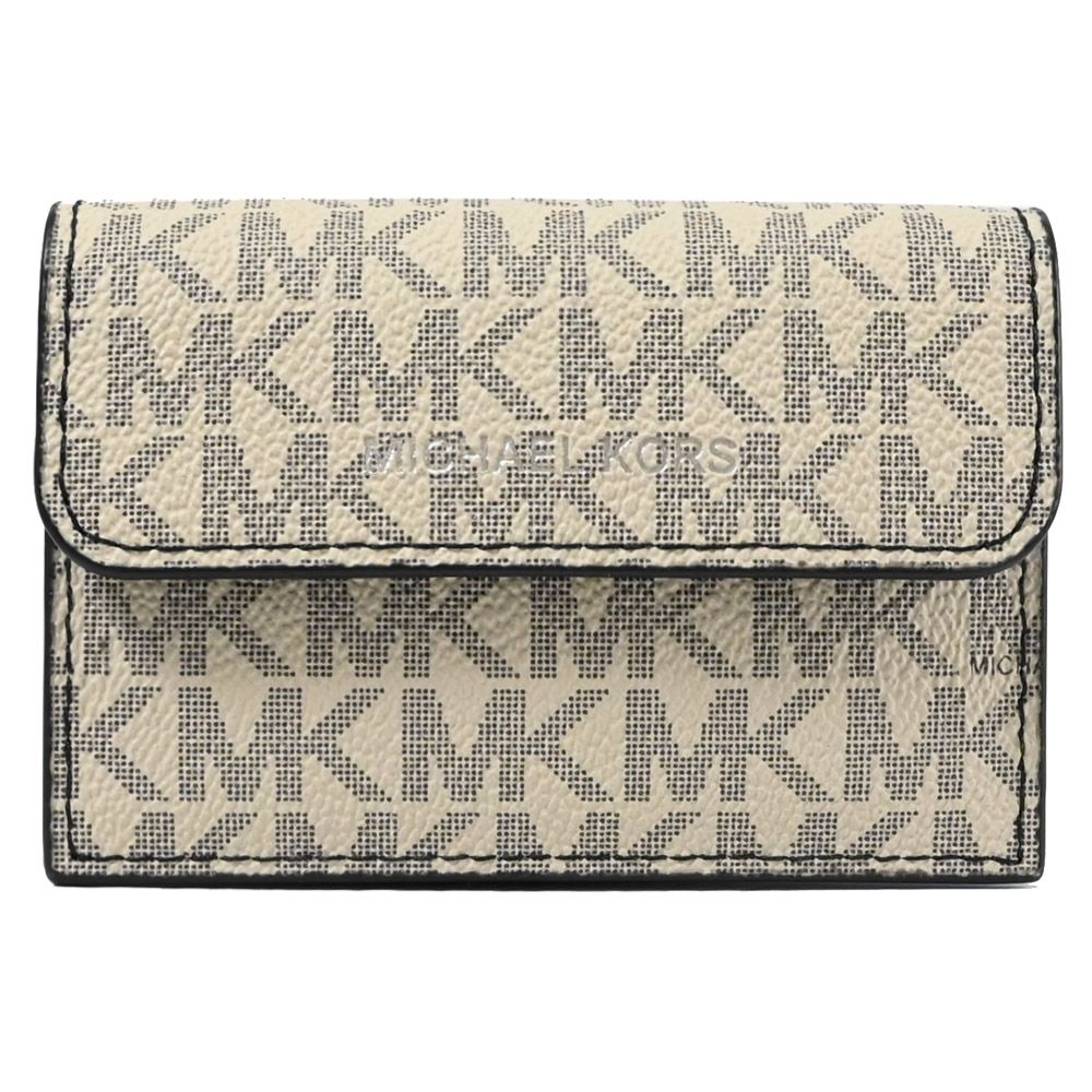 Michael Kors  COOPER 經典印花風琴式卡片零錢包.棕色