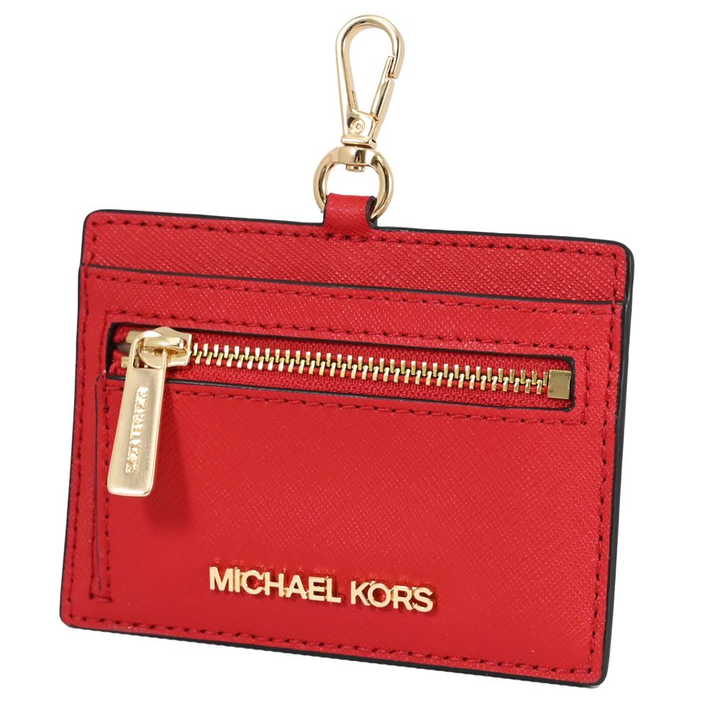 Michael Kors  JET SET TRAVEL 頸掛證件零錢包.紅