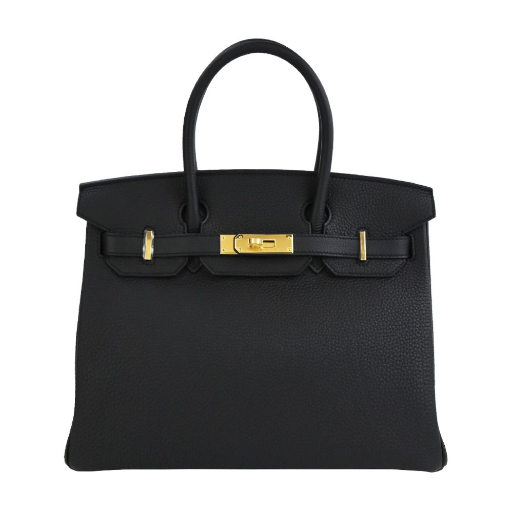 Hermes 愛馬仕Birkin 30cm TOGO牛皮柏金包(89黑/U刻/金釦)) - PChome