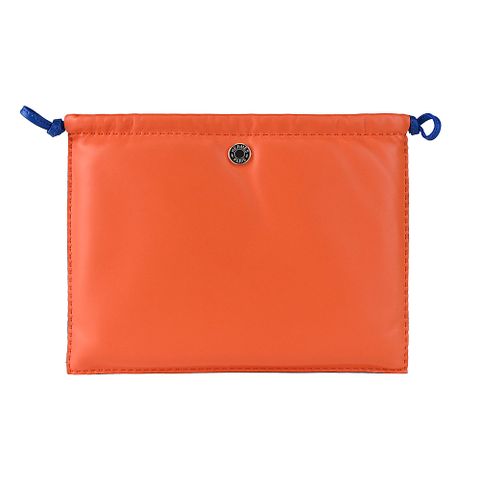 Hermes 愛馬仕Kleine Tasche Pilo手拿內裡整合袋(罌粟/藍)