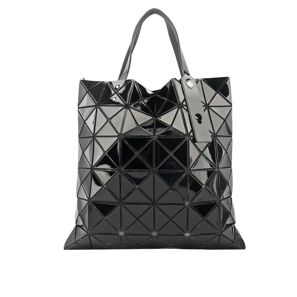 Issey Miyake 三宅一生  BAO BAO LUCENT 6X6 亮面手提包(黑色) BB01AG053 15