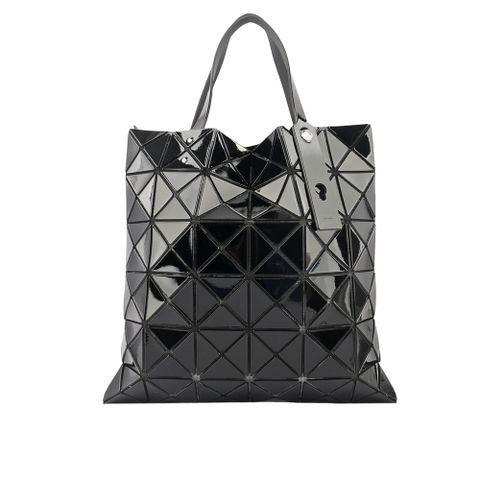 Issey Miyake 三宅一生 BAO BAO LUCENT 6X6 亮面手提包(黑色) BB01AG053 15