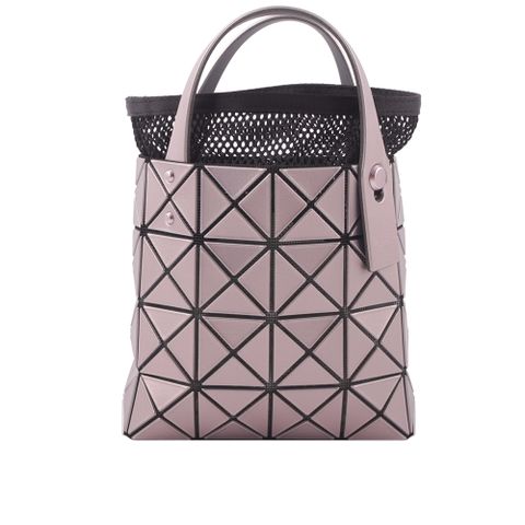 Issey Miyake 三宅一生 ISSEY MIYAKE BAO BAO LUCENT BOXY 4X4 迷你金屬色手提包(粉色)