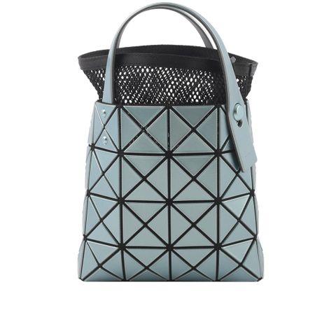 ISSEY MIYAKE BAO BAO LUCENT BOXY 4X4 迷你金屬色手提包(淺藍色)