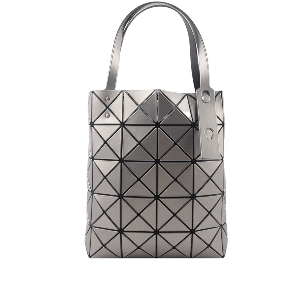 Issey Miyake 三宅一生 ISSEY MIYAKE BAO BAO LUCENT BOXY 5X4 金屬色手提包(銀色)