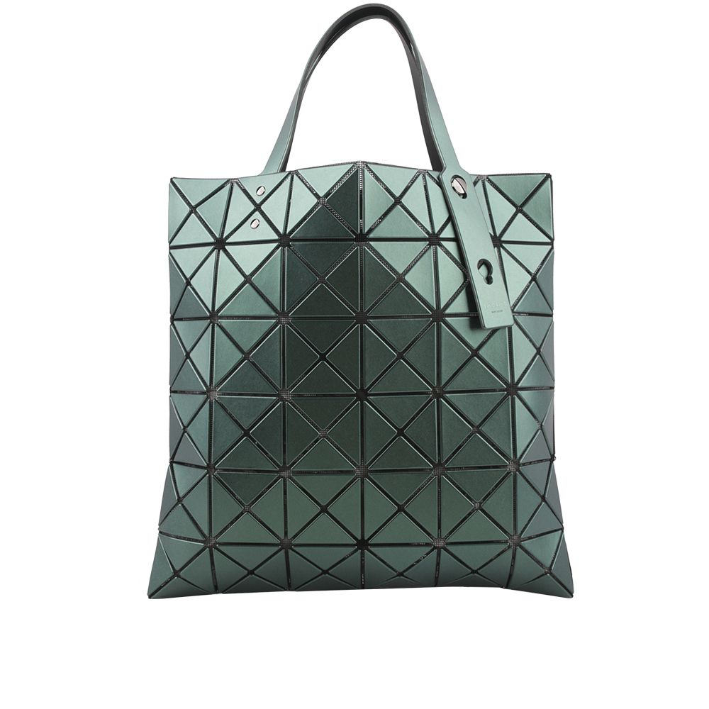 Issey Miyake 三宅一生  BAO BAO Lucent 6x6 金屬感設計托特包(綠色)