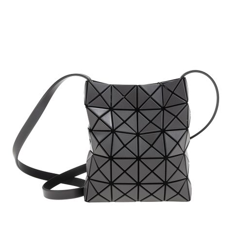 Issey Miyake 三宅一生 BAOBAO 新款PRISM MATTE啞光材質三角格5x4手提包 (碳灰色)