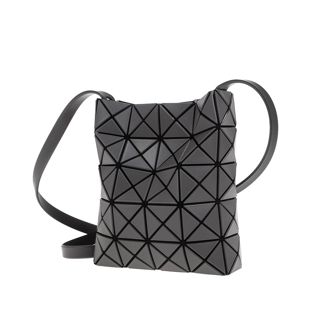 Issey Miyake 三宅一生   BAOBAO 新款PRISM MATTE啞光材質三角格5x4手提包 (碳灰色)