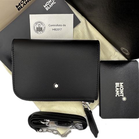 MONTBLANC萬寶龍大師傑作（大班）精選系列柔軟鑰匙包，2 卡式 129700