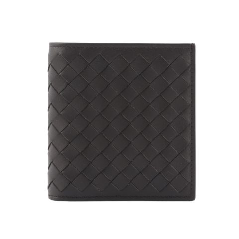 BOTTEGA VENETA 小牛皮編織對開6卡短夾(深栗子色) 222338 V4651 2006
