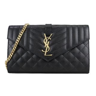大人気新品セール ブ YSL 聖羅蘭MONOGRAM系列復古金屬LOGO羊皮學院手提/肩背包(大/紅 バッグ