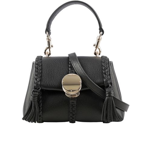 CHLOE Penelope 小牛皮迷你翻蓋二用包(黑色) CHC23AS575K15 001