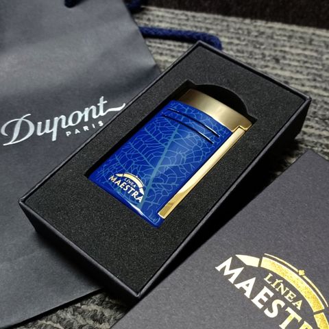 s.t.Dupont 都彭 MAXIJET系列 打火機 partagas 深藍色 20095