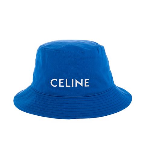 CELINE 新款CELINE棉質GABARDINE混紡漁夫帽 (藍色)