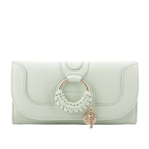 SEE BY CHLOE HANA系列壓釦翻蓋長夾(松綠色) CHS17UP761305362