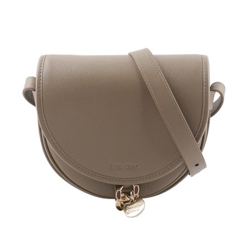 SEE BY CHLOE MARA BAG 牛皮小款斜背馬鞍包(灰色) CHS21WSB3938823W