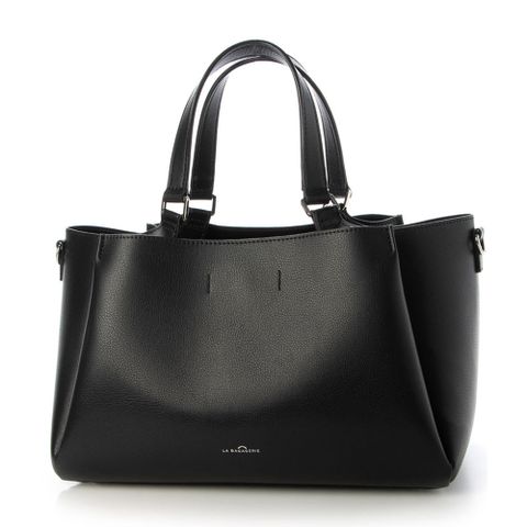LA BAGAGERIE 皮革多層兩用托特包(黑)