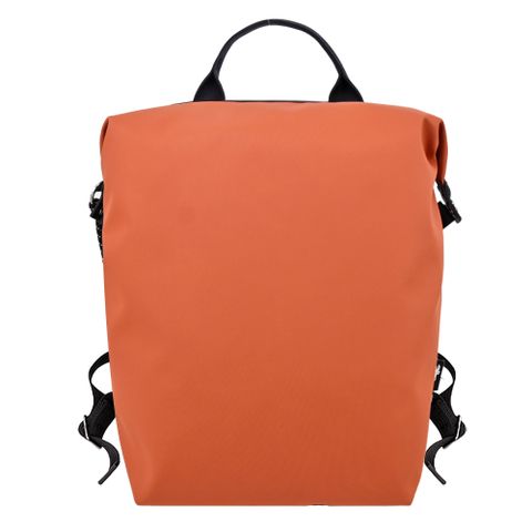 Longchamp LE PLIAGE ENERGY系列再生尼龍簡約後背包(大/赭黃)