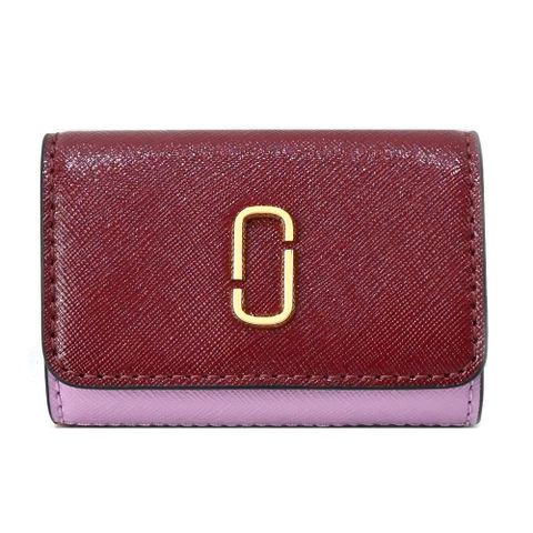 MARC JACOBS MJ THE SNAPSHOT KEY CASE 防刮撞色鑰匙包/鎖包-紅