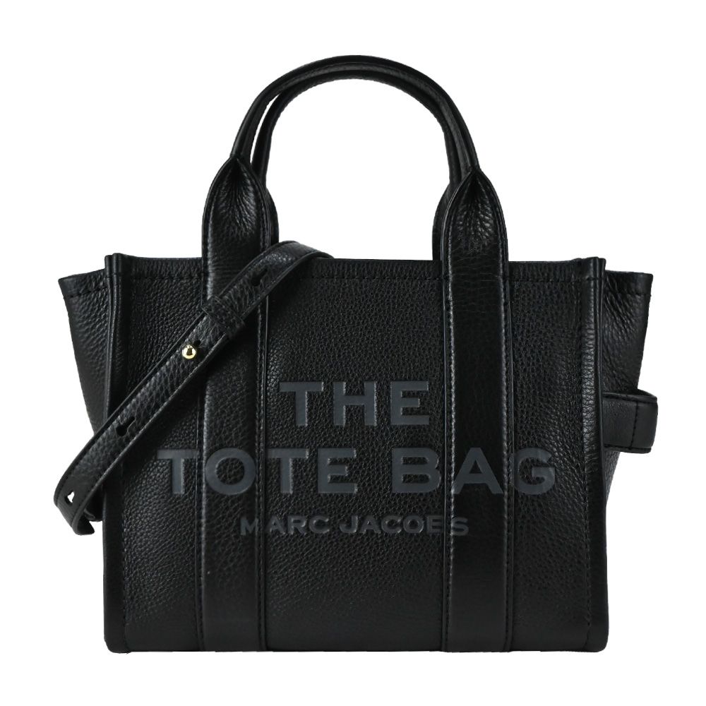   MJ THE LEATHER TOTE 皮革兩用托特包-迷你/黑