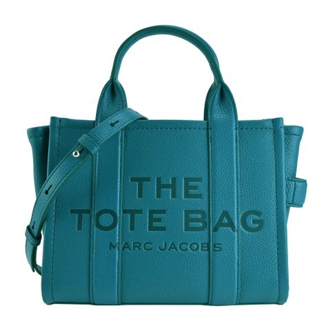 MARC JACOBS MJ THE LEATHER TOTE 皮革兩用托特包-迷你/孔雀綠