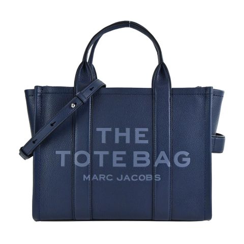 MARC JACOBS MJThe Leather TOTE 皮革兩用托特包-小/靛藍