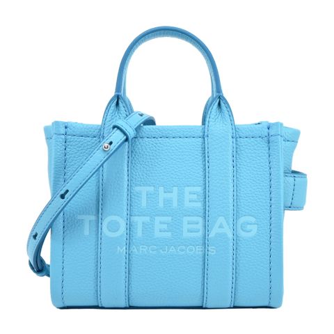 MARC JACOBS THE LEATHER MICRO TOTE 皮革兩用托特包-水藍