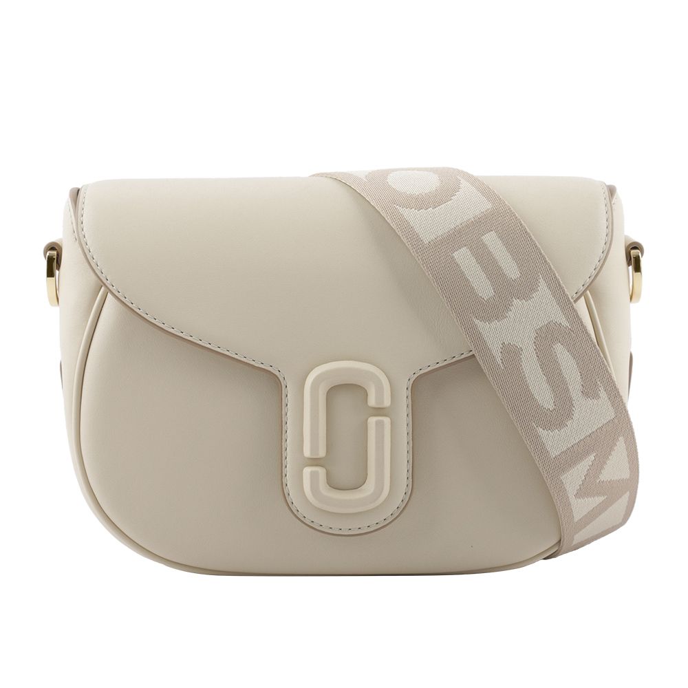 MARC JACOBS  THE MESSENGER 翻蓋馬鞍斜背包(天空白) 2S3HMS002H03 123