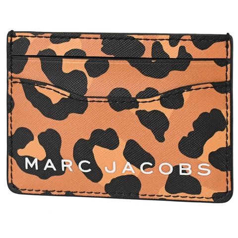 MARC JACOBS 馬克賈伯 壓印LOGO信用卡名片夾.咖