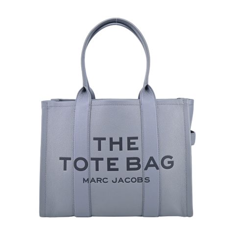 MARC JACOBS The Leather TOTE 皮革肩背托特包-大/灰藍