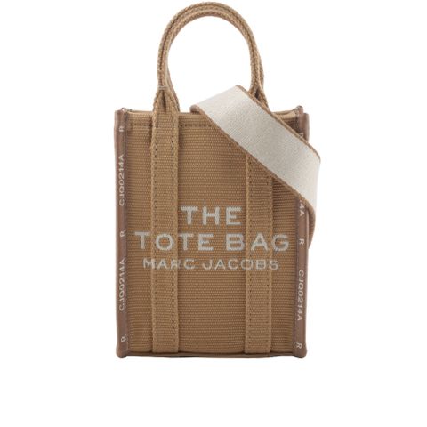 MARC JACOBS THE JACQUARD TOTE 雙色迷你手機托特包(駝色) 2R3HCR027H01 230