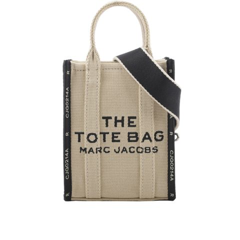 MARC JACOBS THE JACQUARD TOTE 雙色迷你手機托特包(淺米色) 2R3HCR027H01 263