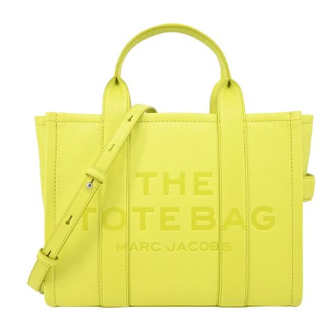 MARC JACOBS The Leather TOTE 皮革兩用托特包-小/檸檬綠