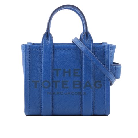 MARC  JACOBS THE LEATHER TOTE 粒面皮革迷你托特包(鈷藍色)  H053L01RE22 486