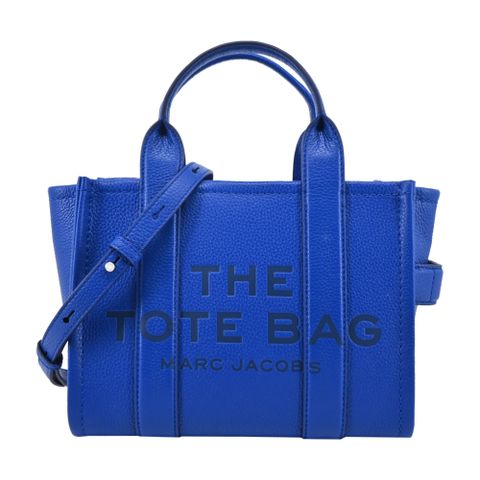 MARC JACOBS THE LEATHER MINI TOTE 皮革兩用托特包-小/鈷藍