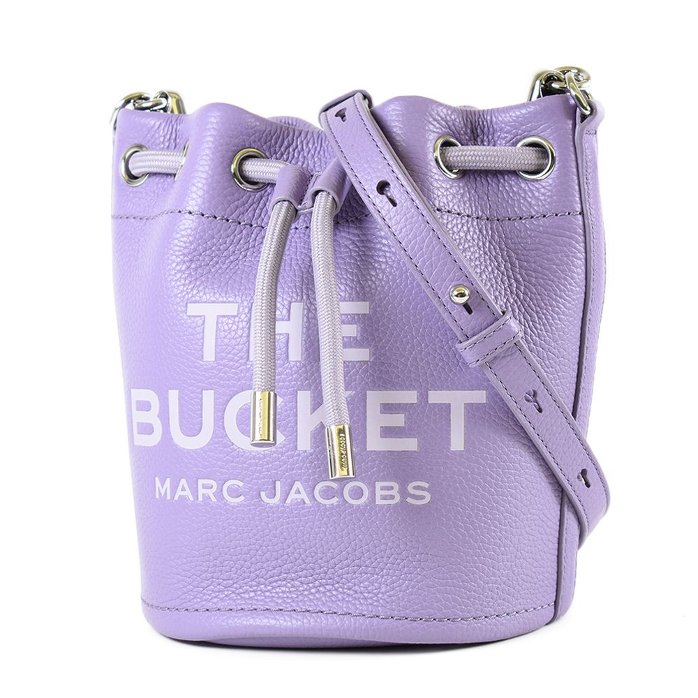 MARC JACOBS  THE LEATHER BUCKET手提/斜背二用水桶包-薰衣紫