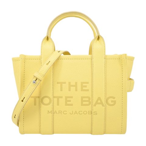 MARC JACOBS THE LEATHER MINI TOTE 皮革兩用托特包-迷你/卡士達黃