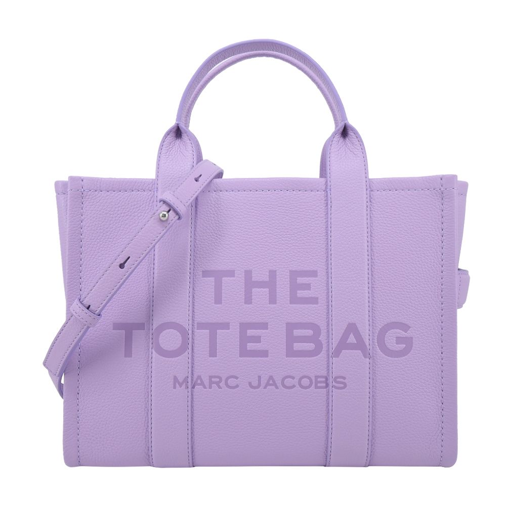 MARC JACOBS The Leather TOTE 皮革兩用托特包-小/紫藤