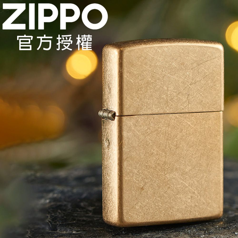 ZIPPO Regular Tumbled Brass 懷舊黃銅色防風打火機- PChome 24h購物