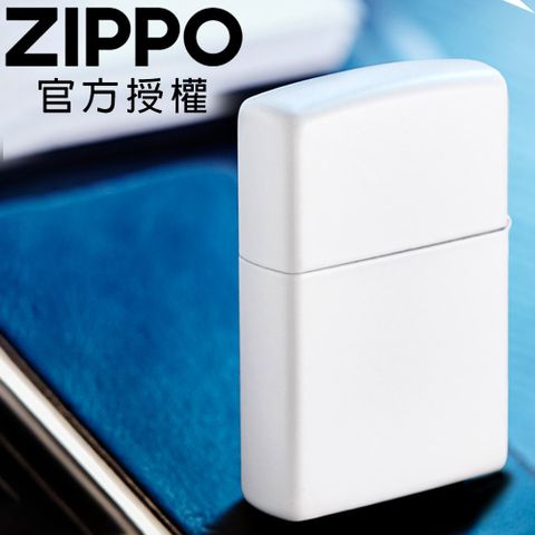 Zippo 【官方授權店】Regular White Matte 白色亮漆(素面)防風打火機